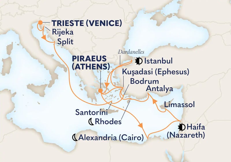 21 Day Croatia, Greece, Istanbul & Egypt Collectors Voyage